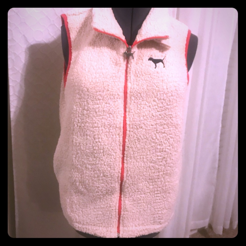 VS PINK Limited Edition Sherpa Vest